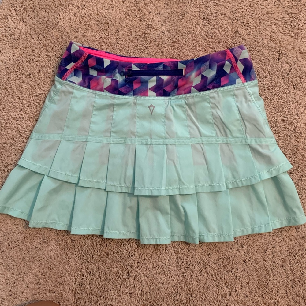 Lululemon Girls (ivivva) Mint Green Skirt